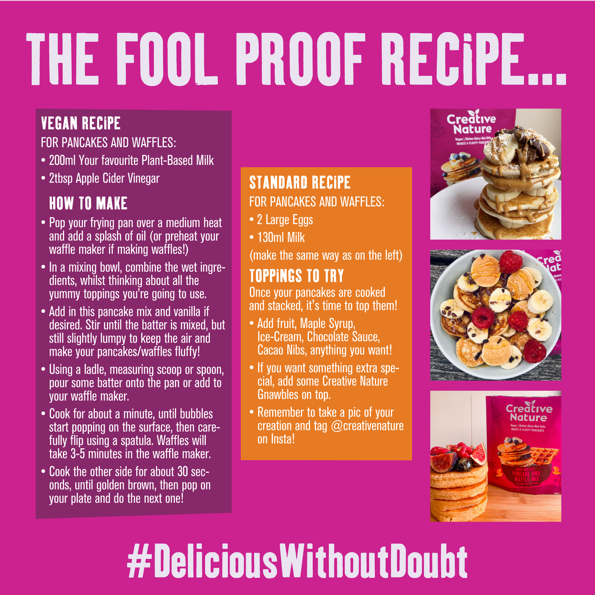 Quick and Easy Pancake and Waffle Baking Mix