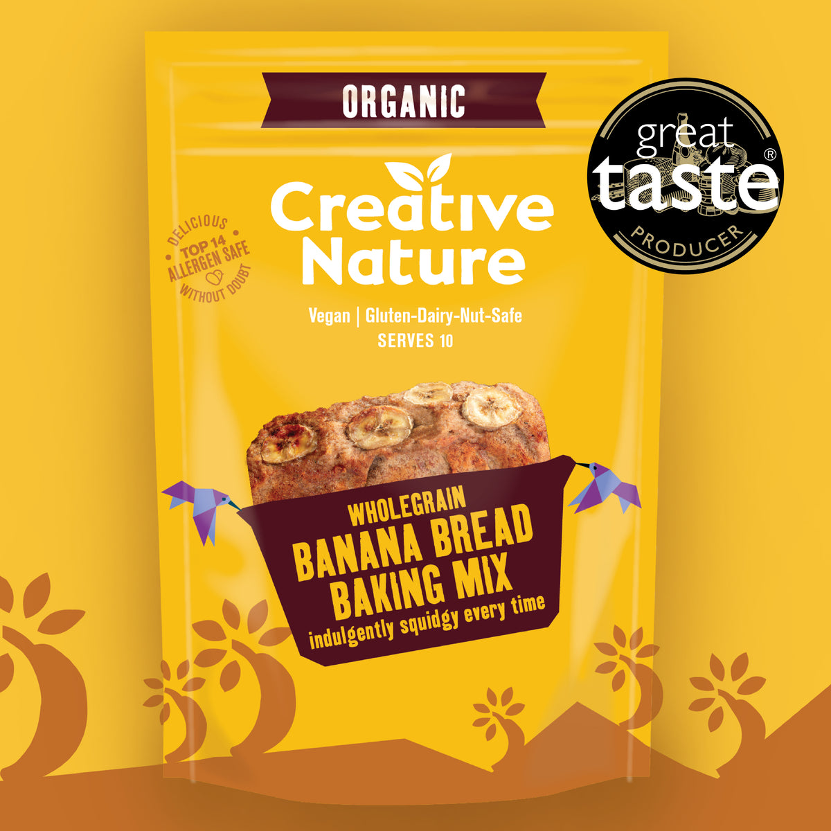 Organic Wholegrain Banana Bread Baking Mix